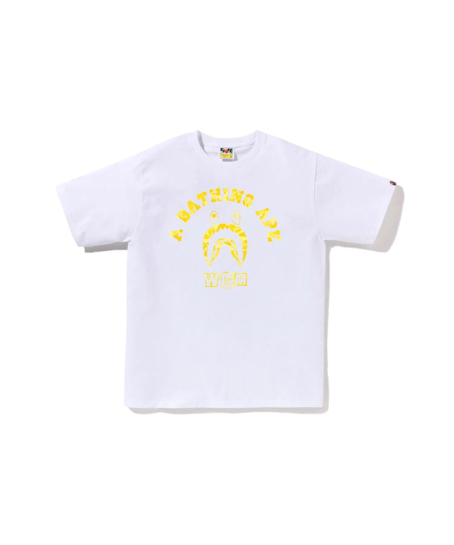Детская футболка A BATHING APE BAPE KIDS SHARK COLLEGE TEE