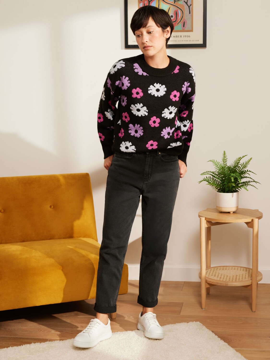 

Джинсы John Lewis Anyday Hoxton Mom черные
