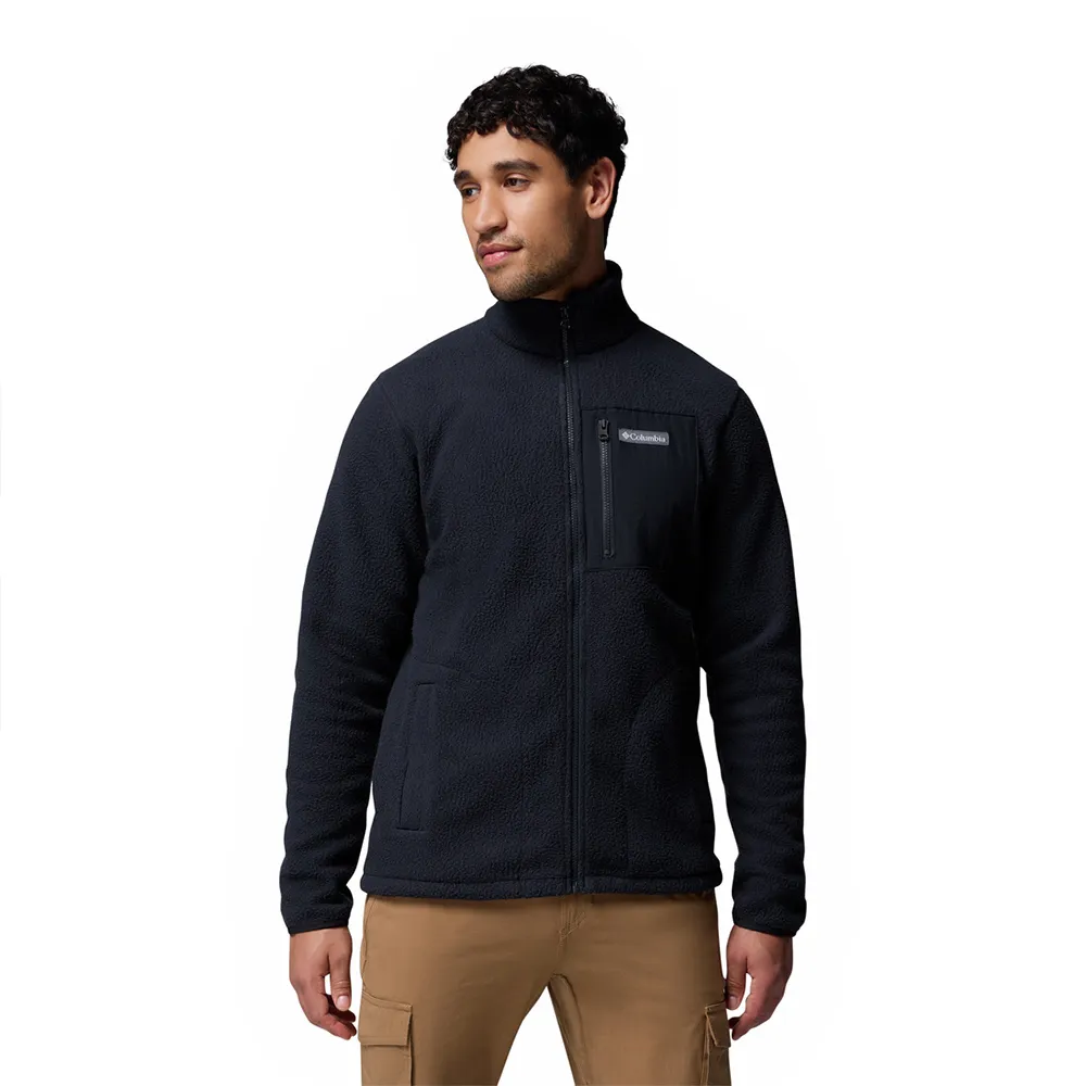 

Флис Columbia Jasper Ridge Pebbled full zip, синий