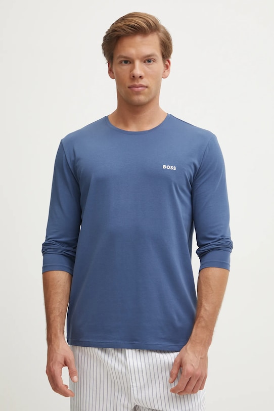 

Лонгслив Boss, синий
