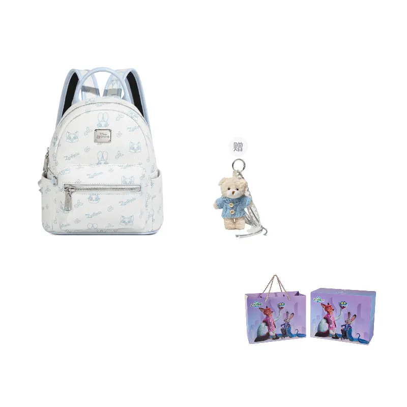 

Disney Рюкзак Zootopia из PU и PVC, обычный, женский, синий/розовый