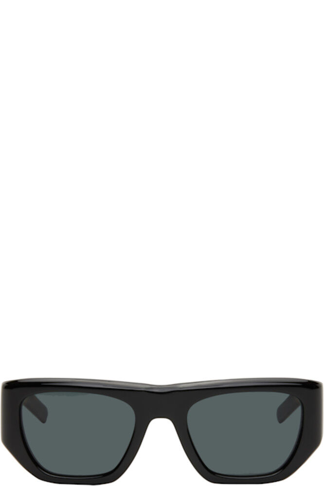 

Солнцезащитные очки SL 740 в черно-коричневой оправе Saint Laurent