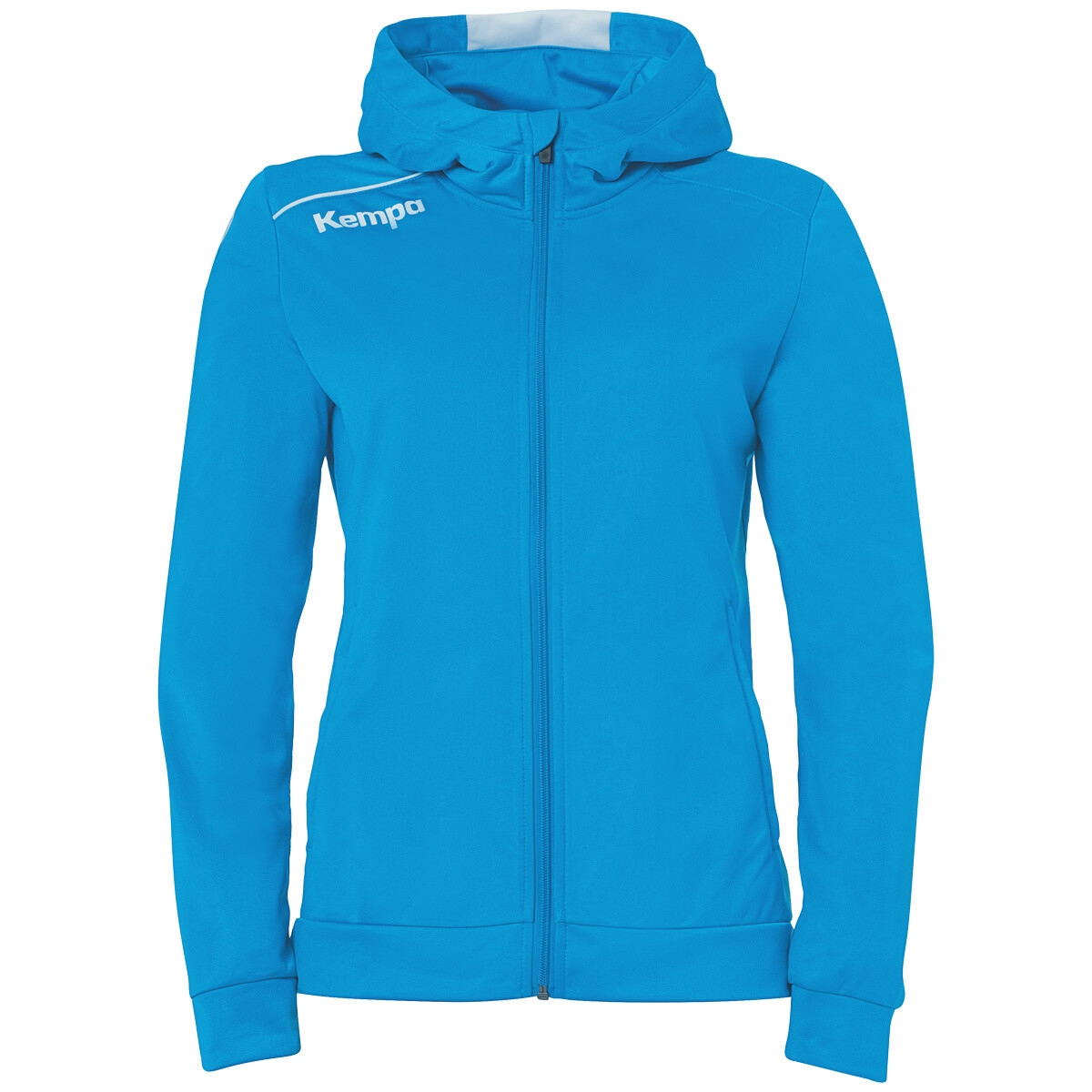 

Куртка софтшелл Kempa Kapuzenjacke PLAYER WOMEN, цвет kempablau/weiß