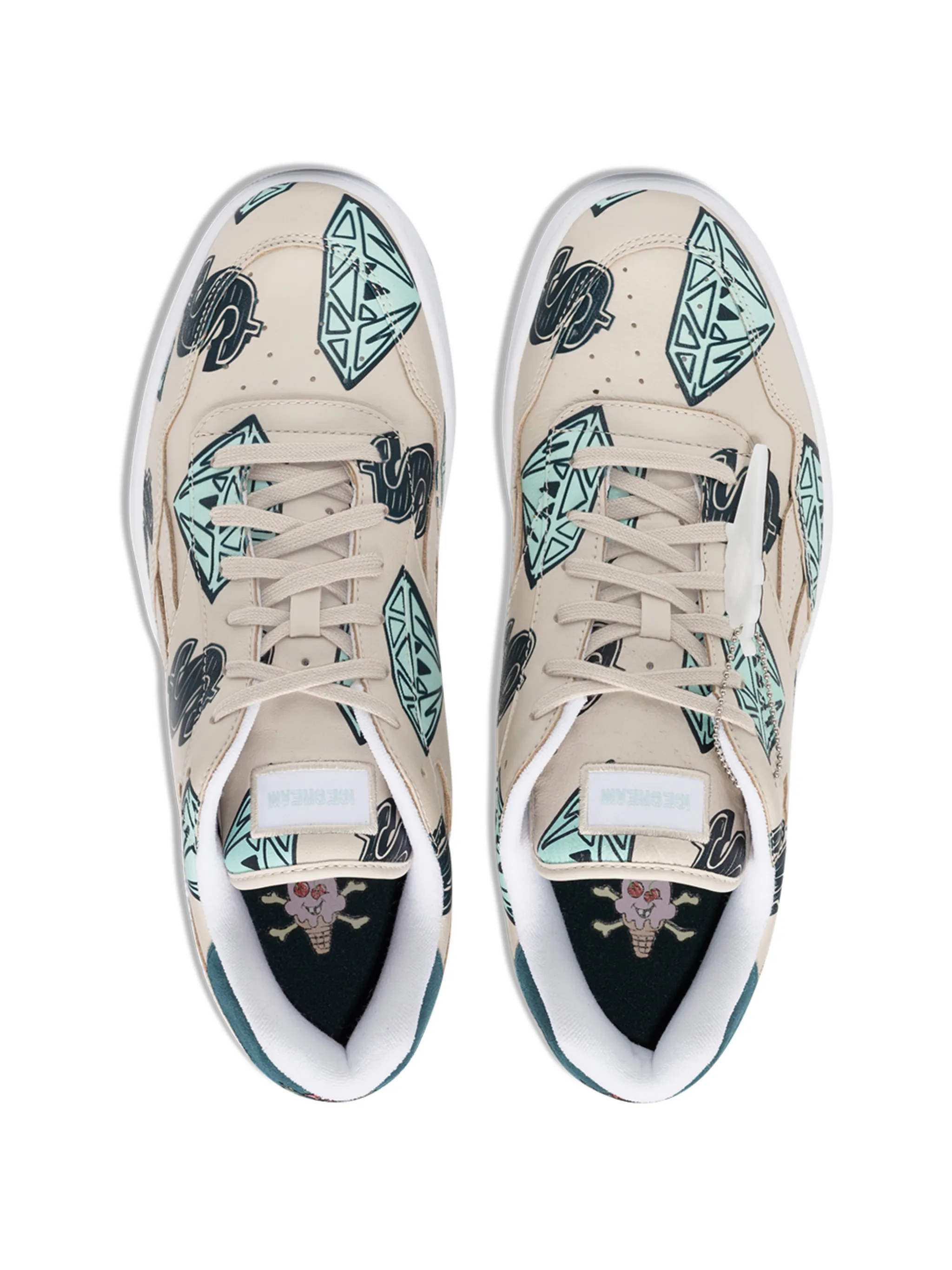 Кроссовки BB 4000 из коллаборации с BBC Reebok, нейтральный — фото 4