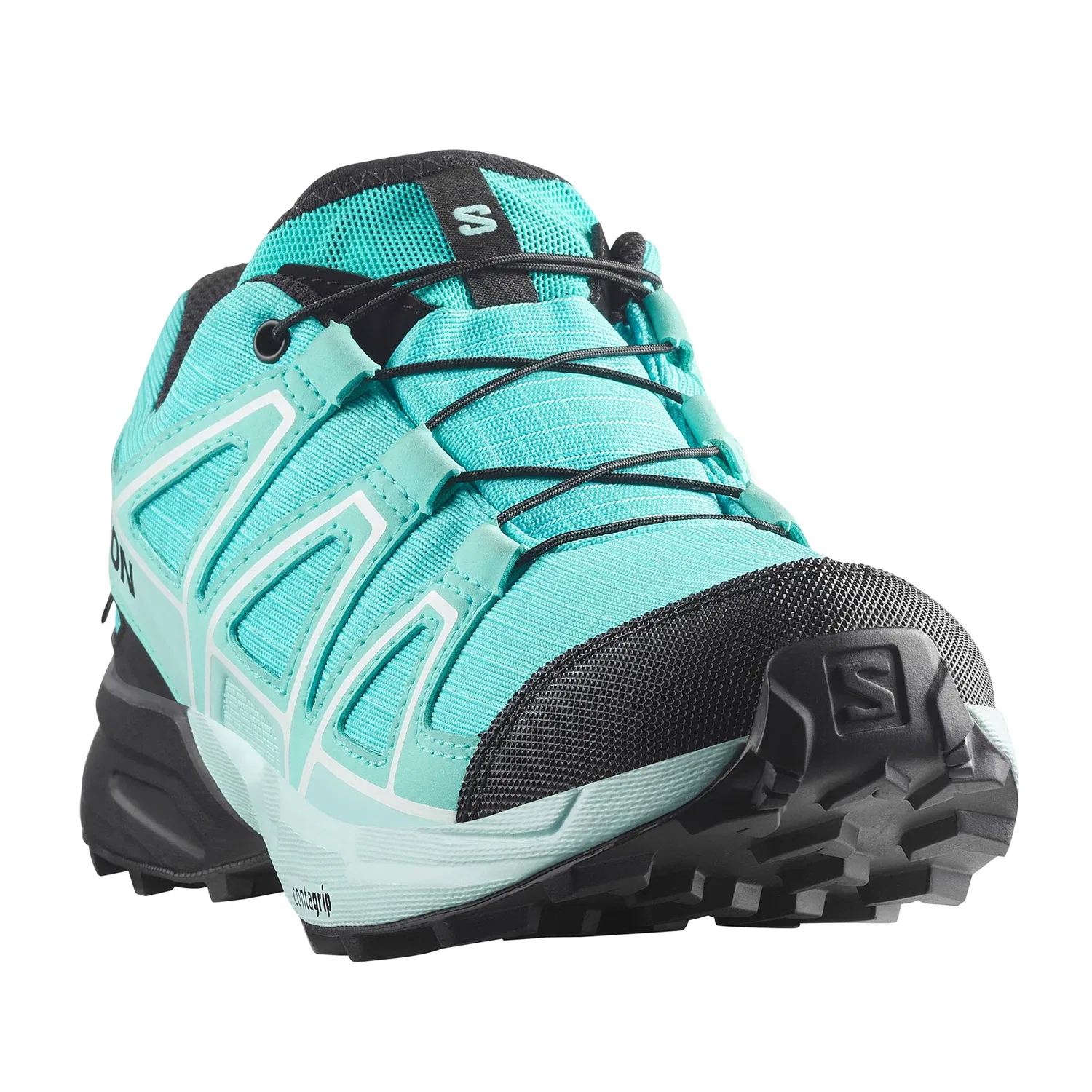 Детские кроссовки для мальчиков с водонепроницаемостью Speedcross Waterproof Salomon, Turquoise — фото 3