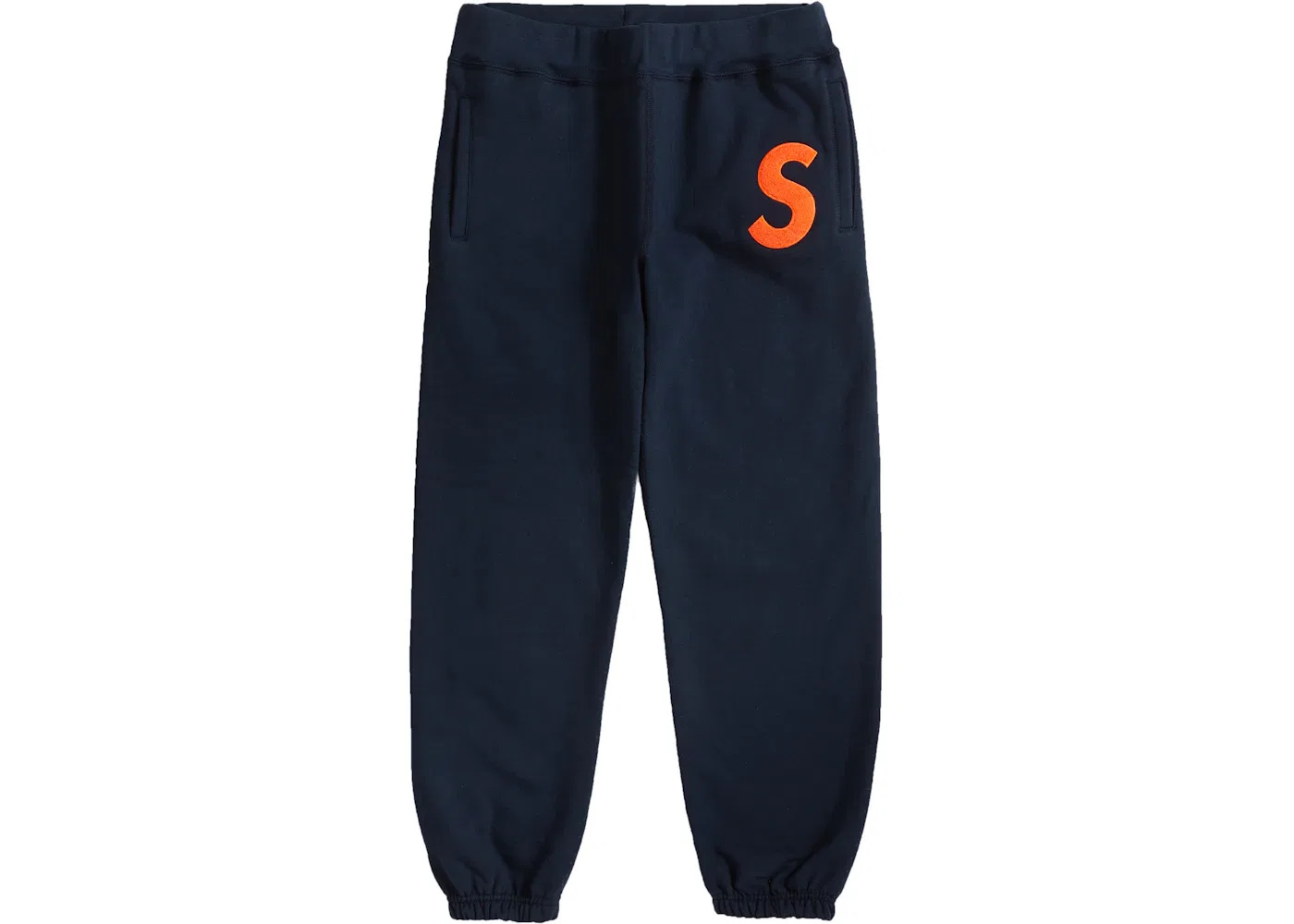 Мужские спортивные штаны с принтом Supreme S Logo Sweatpant, Navy