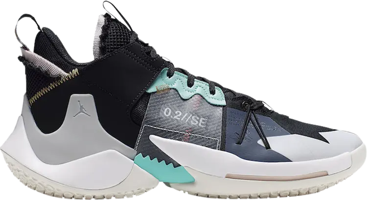 

Кроссовки Jordan Why Not Zer0.2 SE PF Black Vast Grey, черный