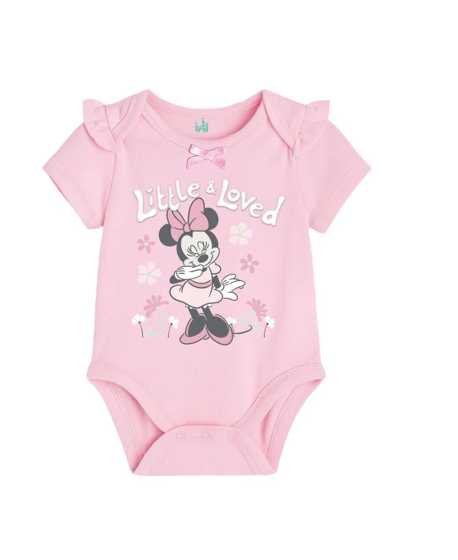 Комплект из 4 предметов Minnie Mouse с курткой, боди и штанами Disney, Pink — фото 4