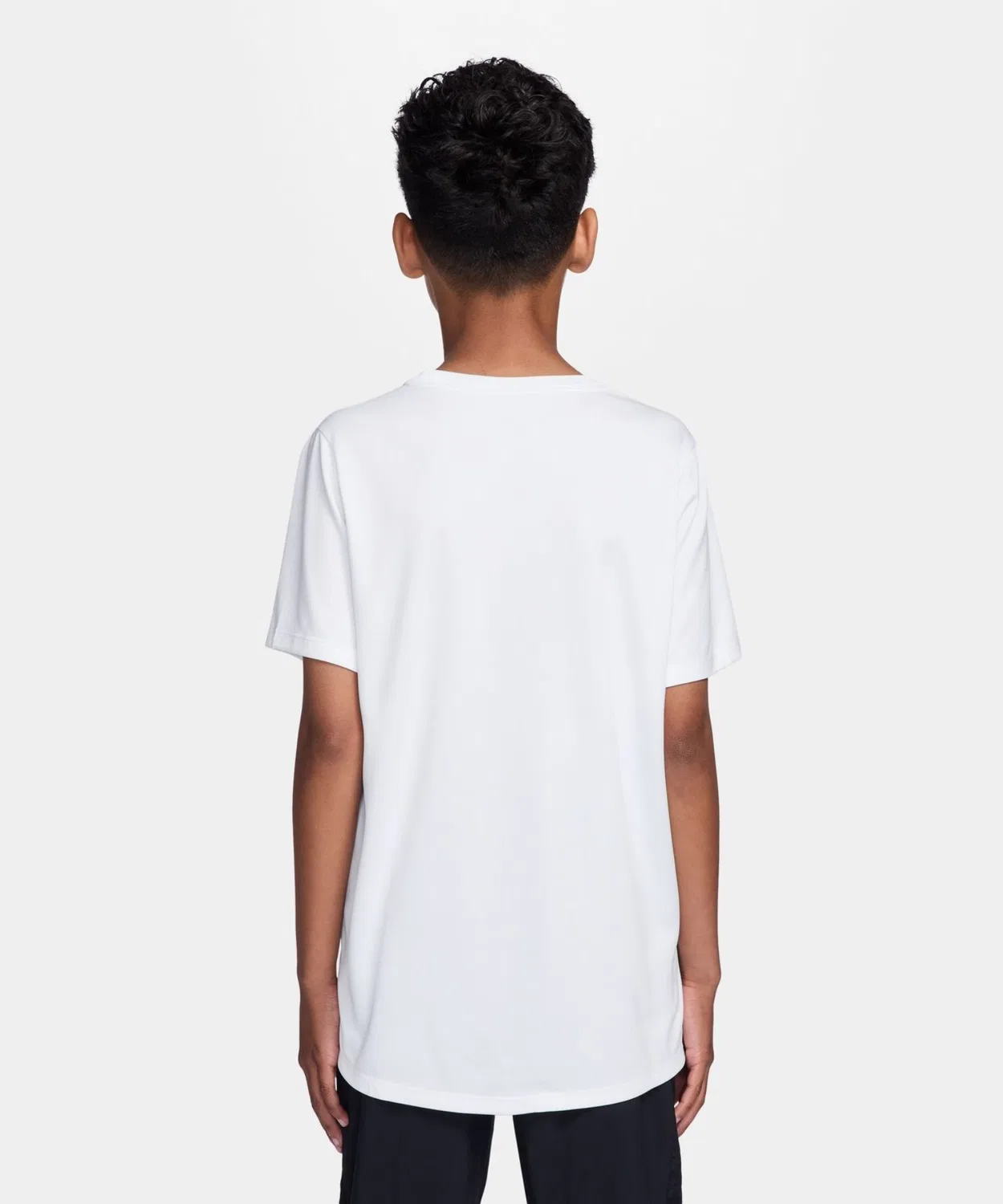 Детская футболка с коротким рукавом, из полиэстера, Nike, Saks Blue — фото 2
