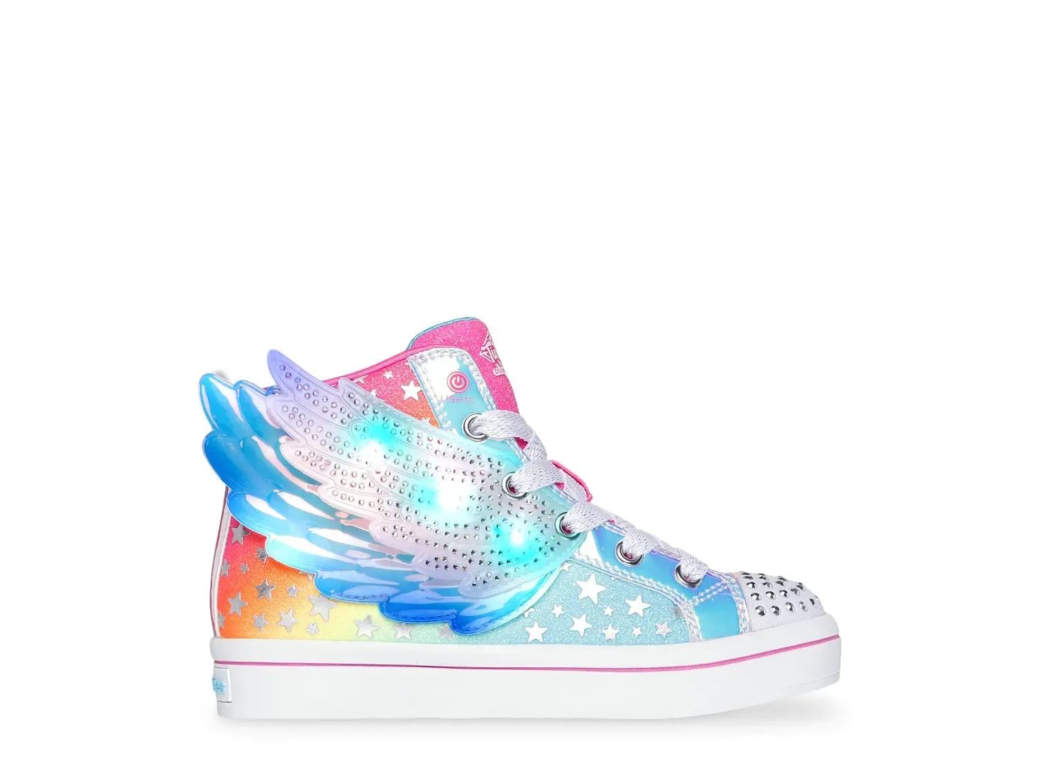 Кроссовки Skechers Twinkle Toes Twi-Lites 2.0 Dreamy Wings — детские, разноцветные — фото 4