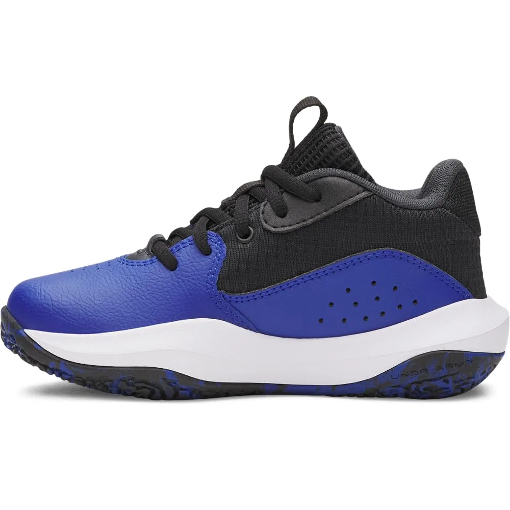 Детские кроссовки для мальчиков с закрытием шнурками Pre School Lockdown 7 Under Armour, 403 Royal Black White