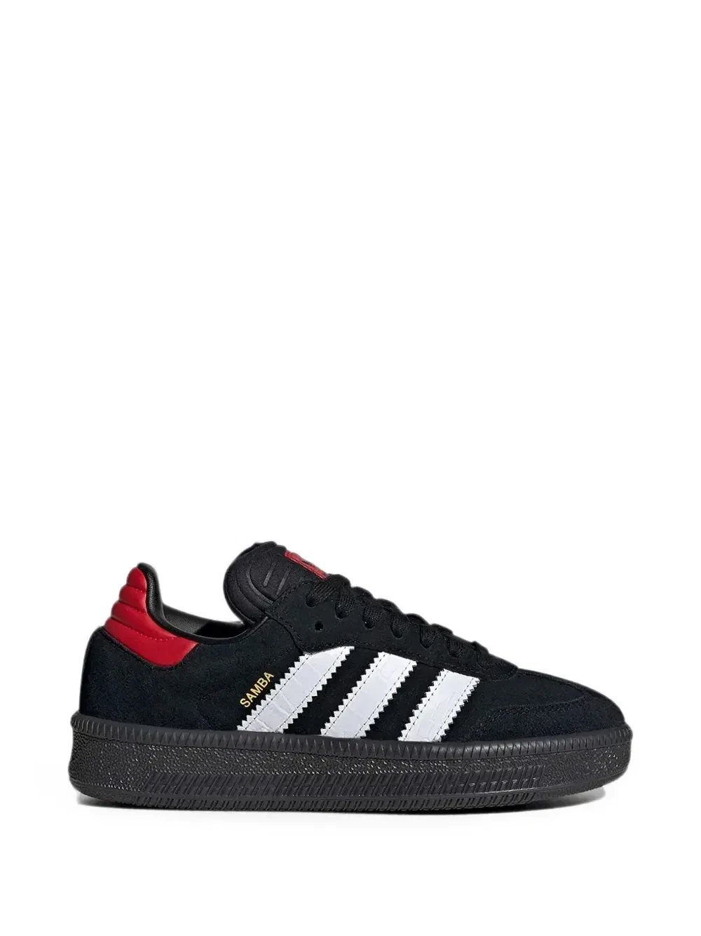 Кроссовки Samba XLG с панелями Adidas Kids, черный