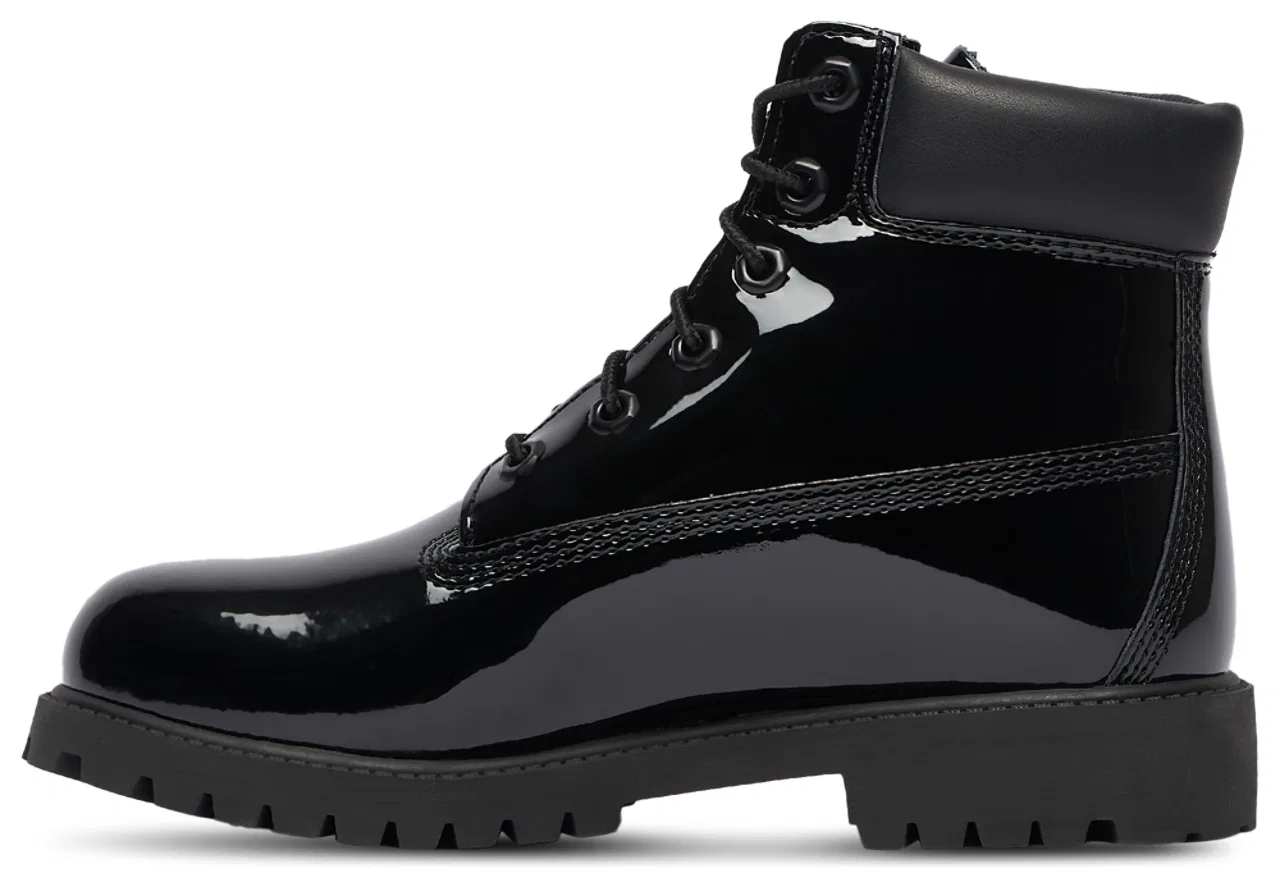 Ботинки для мальчиков Premium 6" Waterproof Patent Leather Timberland, черный — фото 2