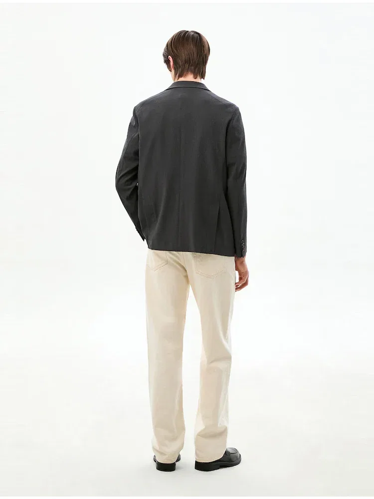Блейзер из сшитой ткани, Regular Fit TOMMY HILFIGER, Dark Grey — фото 3