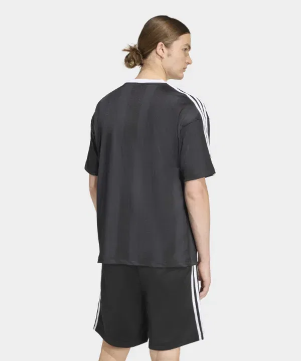 Футболка с жаккардовым узором, Adidas, черный — фото 2