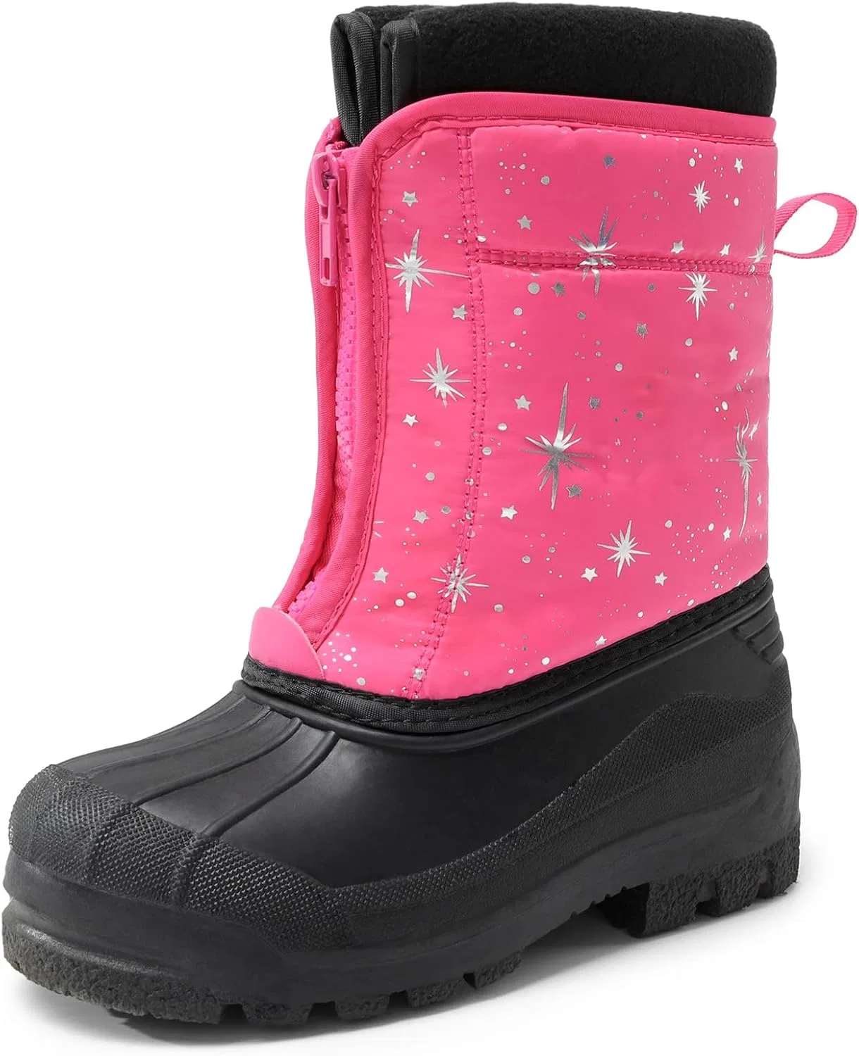 Детские зимние водонепроницаемые ботинки DREAM PAIRS, Fuchsia/Multi