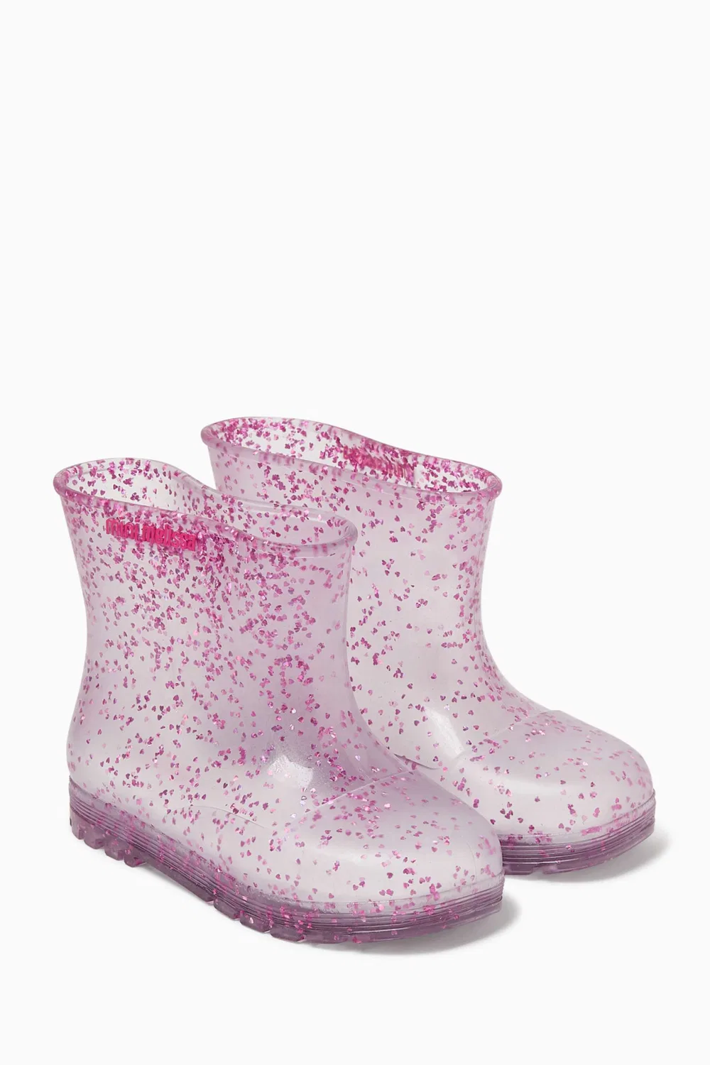 Ботинки блестящие Mini Melissa, фиолетовый