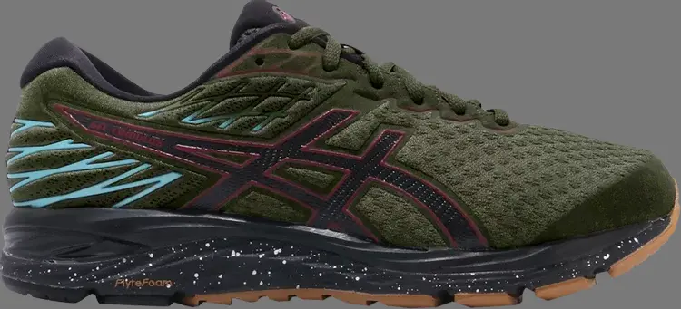 

Кроссовки gel cumulus 21 winterized 'olive canvas' Asics, зеленый