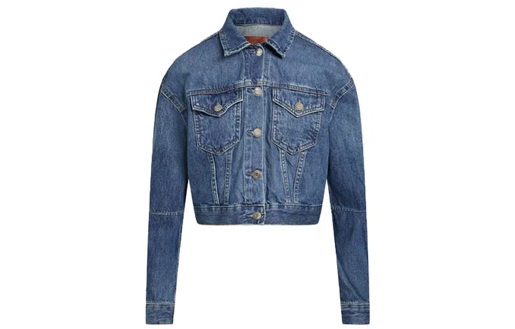 Женское джинсовое пальто с коротким кроем Polo Ralph Lauren, Blue
