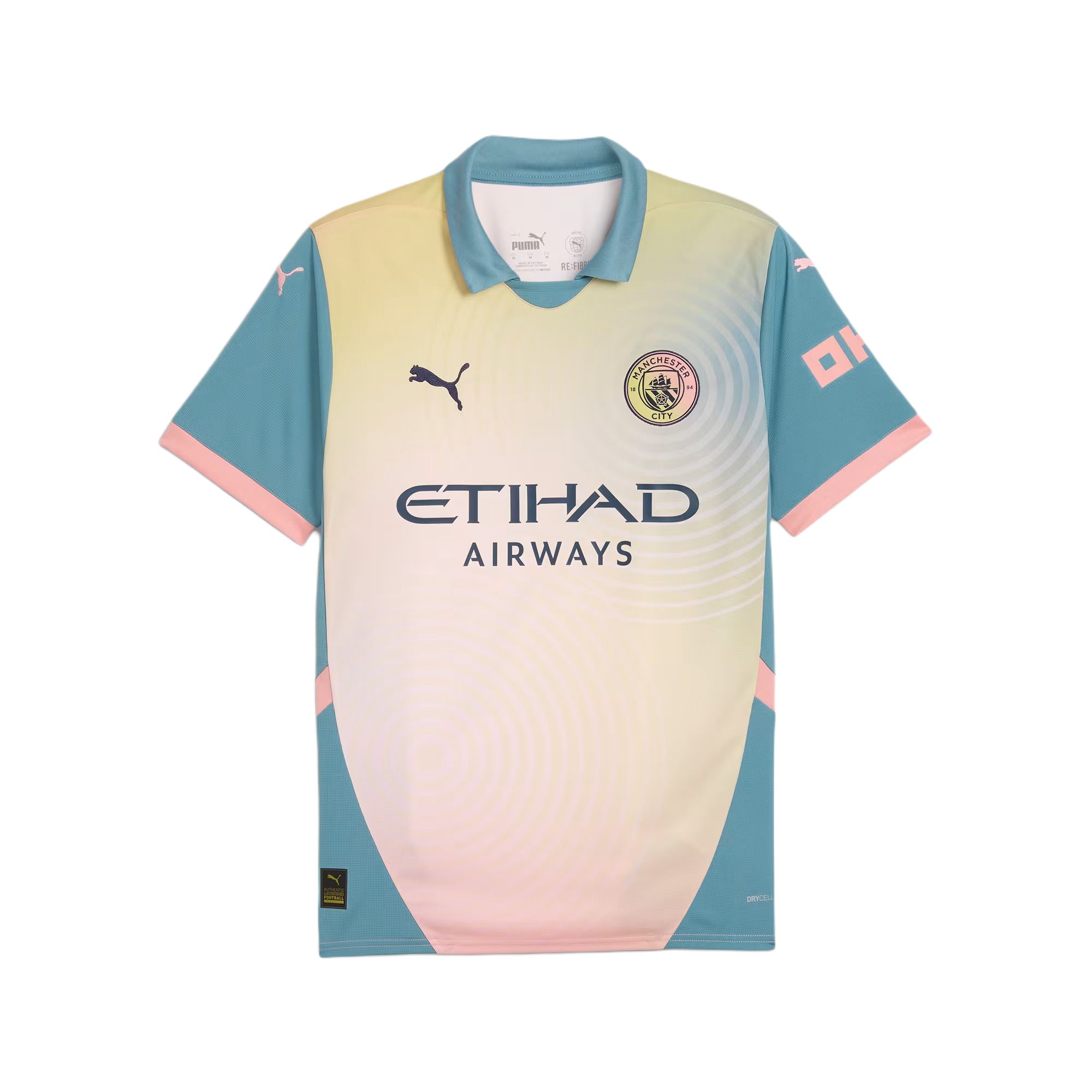 

Футболка Jersey Hombre Manchester City 24/25 Fourth PUMA, синий