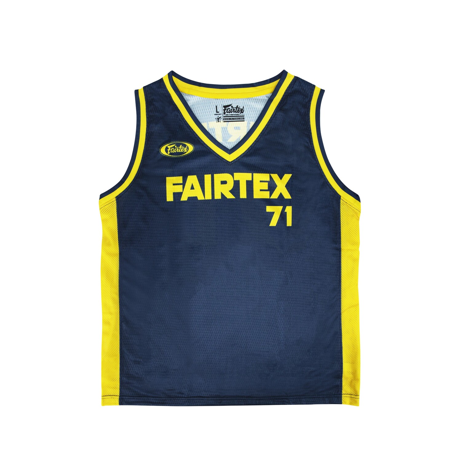 

Баскетбольная майка Fairtex JS27, размер M, черный/желтый