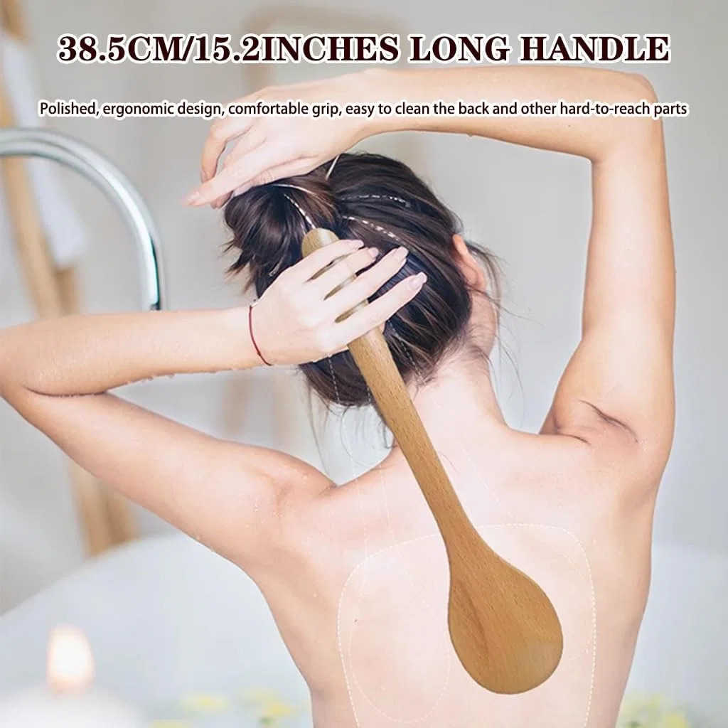 Массажная щетка для тела, Body Brush, 2 шт, 38.5x9 см, Original Color Generic — фото 3