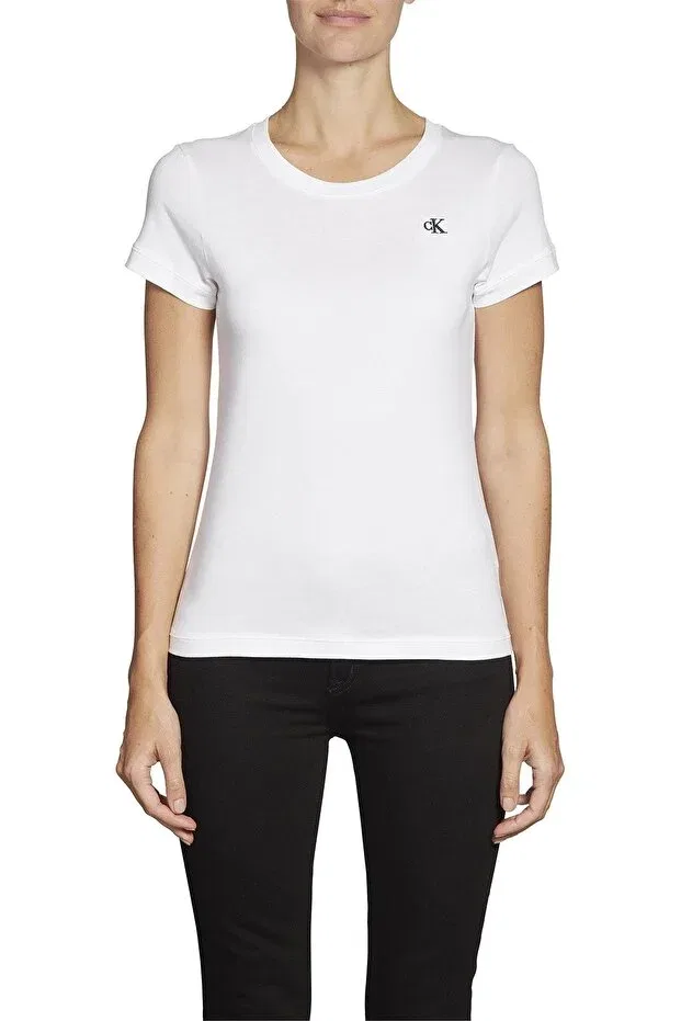 Женская хлопковая футболка Calvin Klein, White