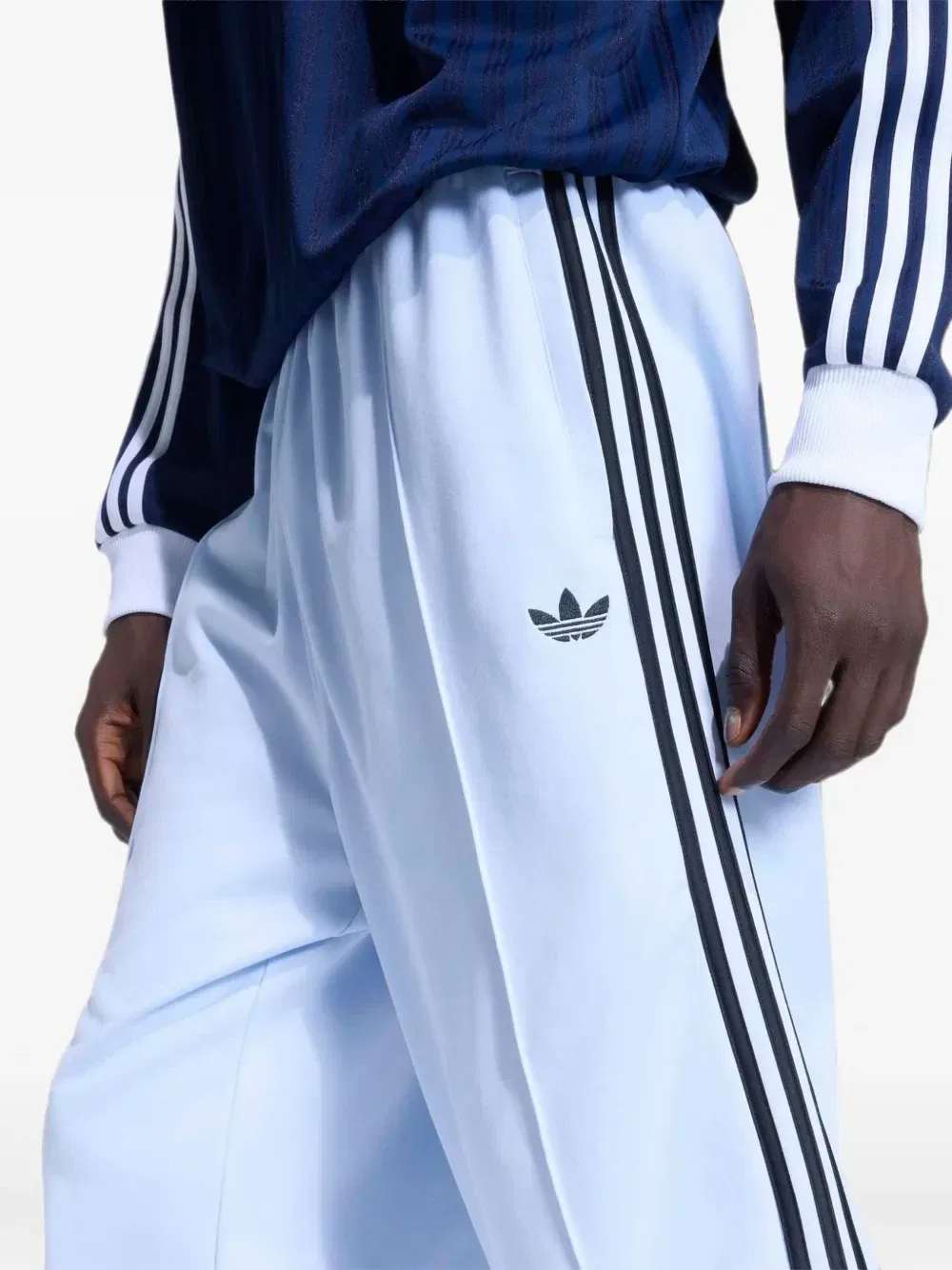 Спортивные брюки с лампасами Adidas, синий — фото 4