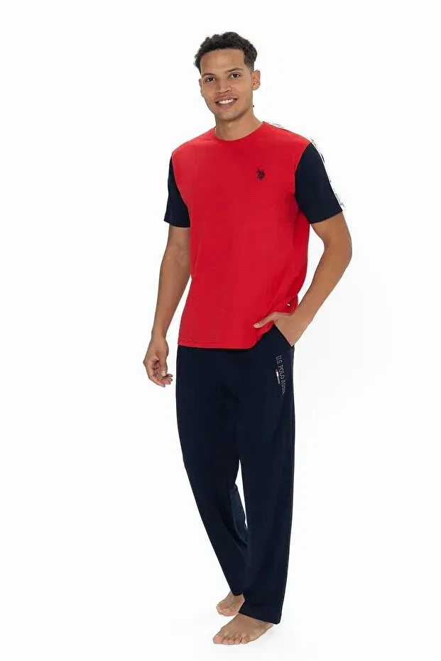 Женская пижама с коротким рукавом U.S. Polo Assn., Red