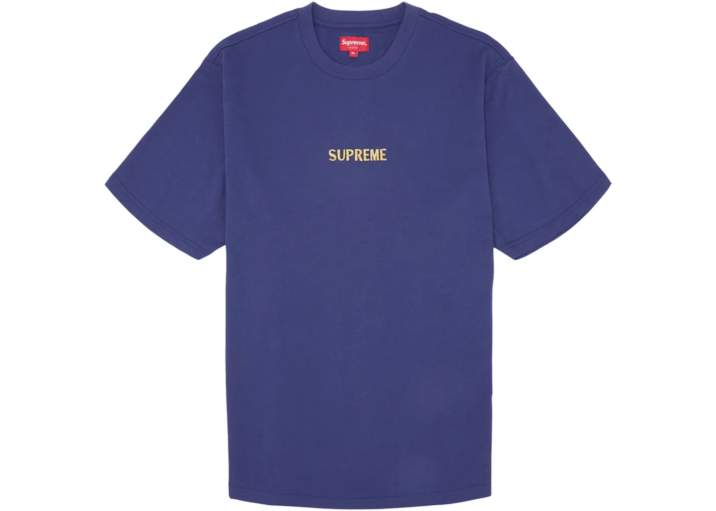 Мужская футболка с принтом Supreme S/S Top, Washed Navy