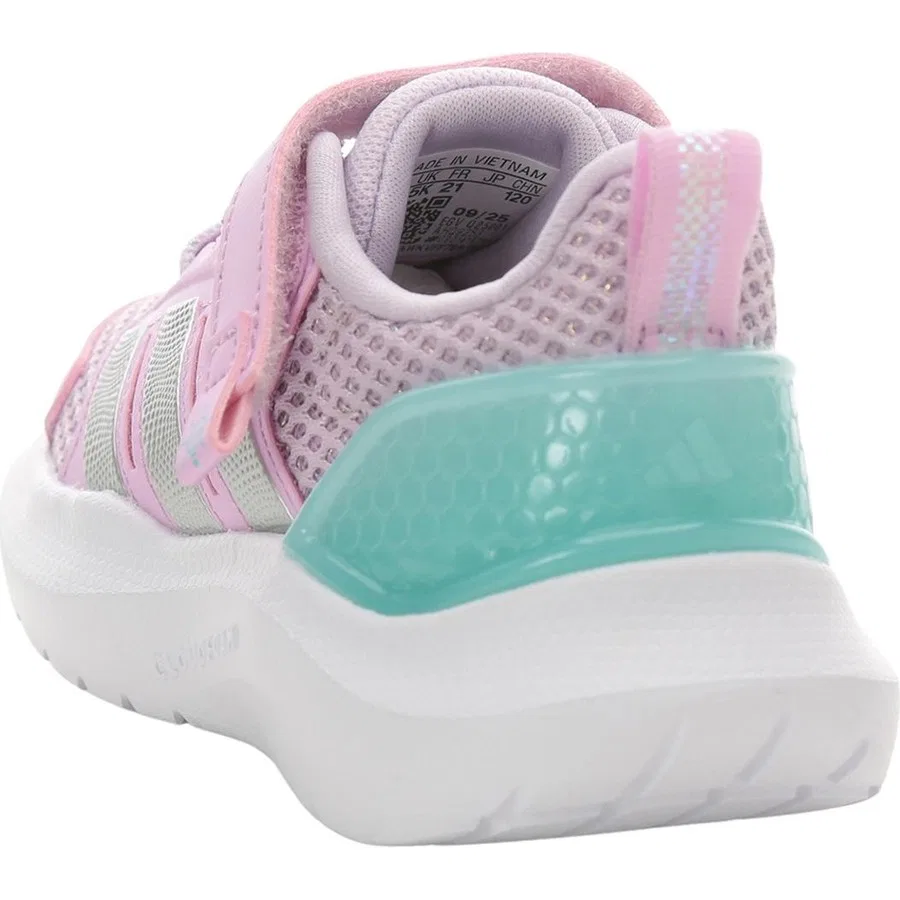 Детские спортивные кроссовки с длинным шнурком Lightorama Rnr El I adidas, Фиолетовый — фото 2