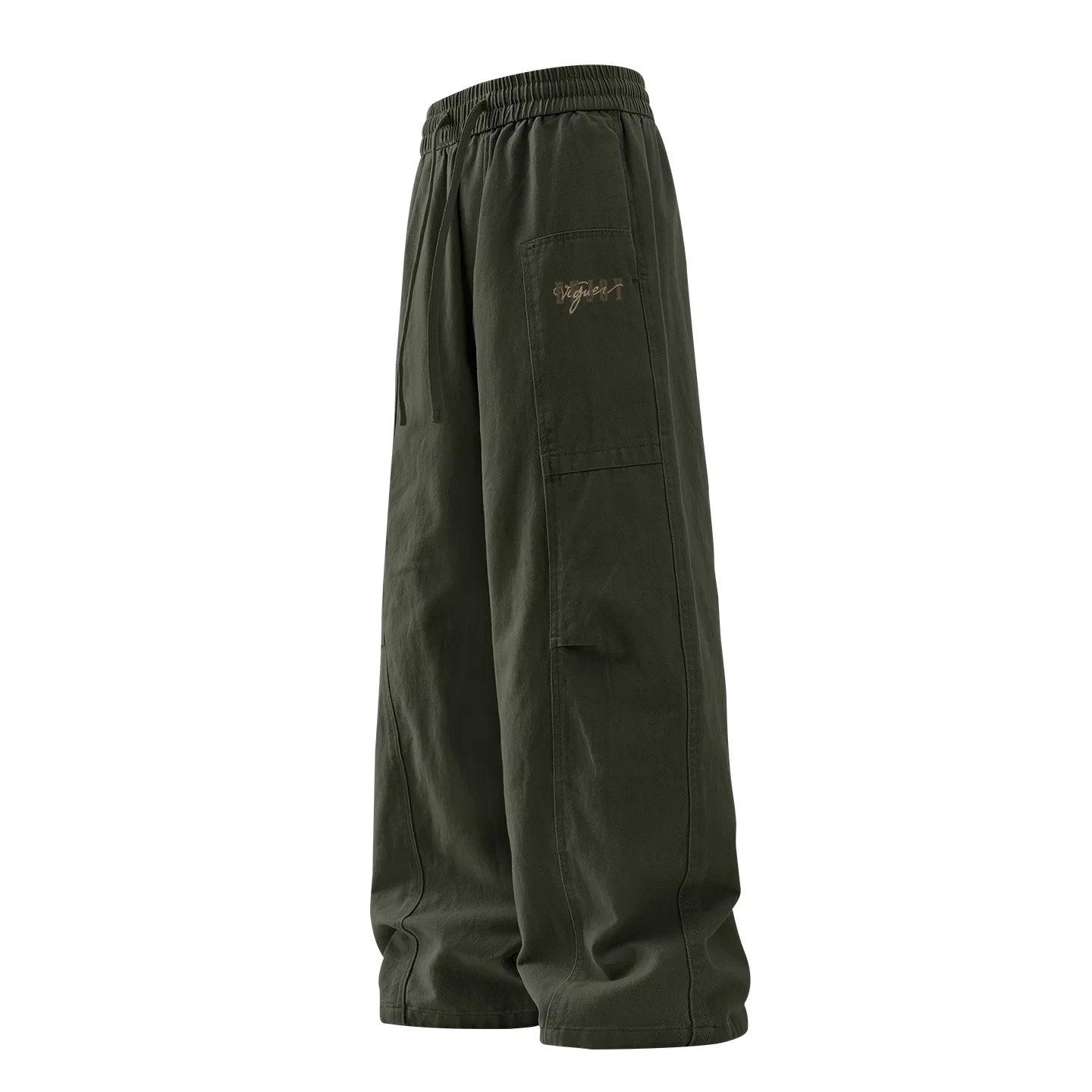 Детские брюки прямого кроя из хлопка MINISO, Green