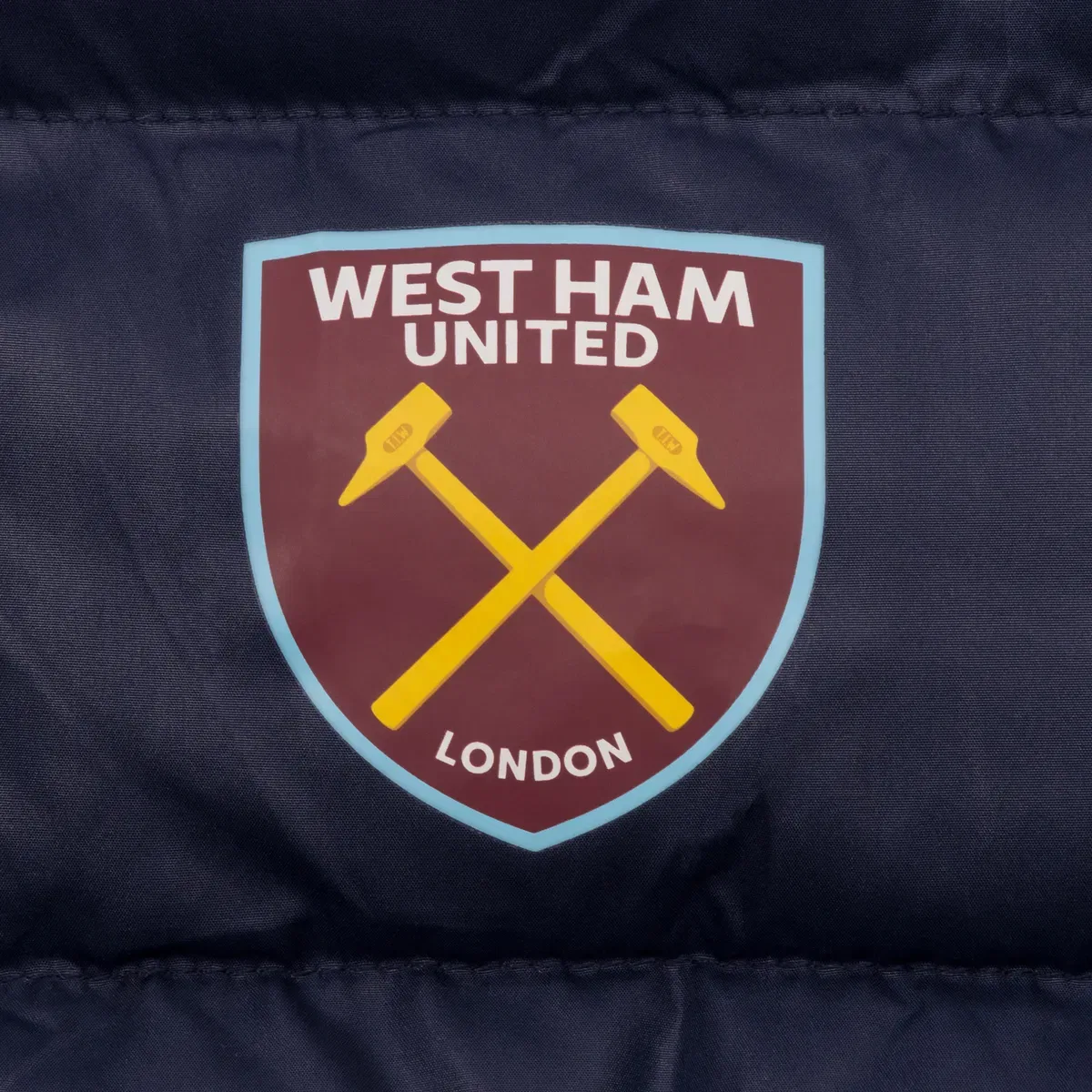 Детская куртка зимняя с капюшоном и стеганая West Ham United Fc, Blue — фото 4
