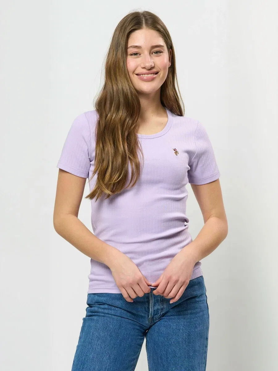 Топ U.S. POLO ASSN., сиреневый — фото 2