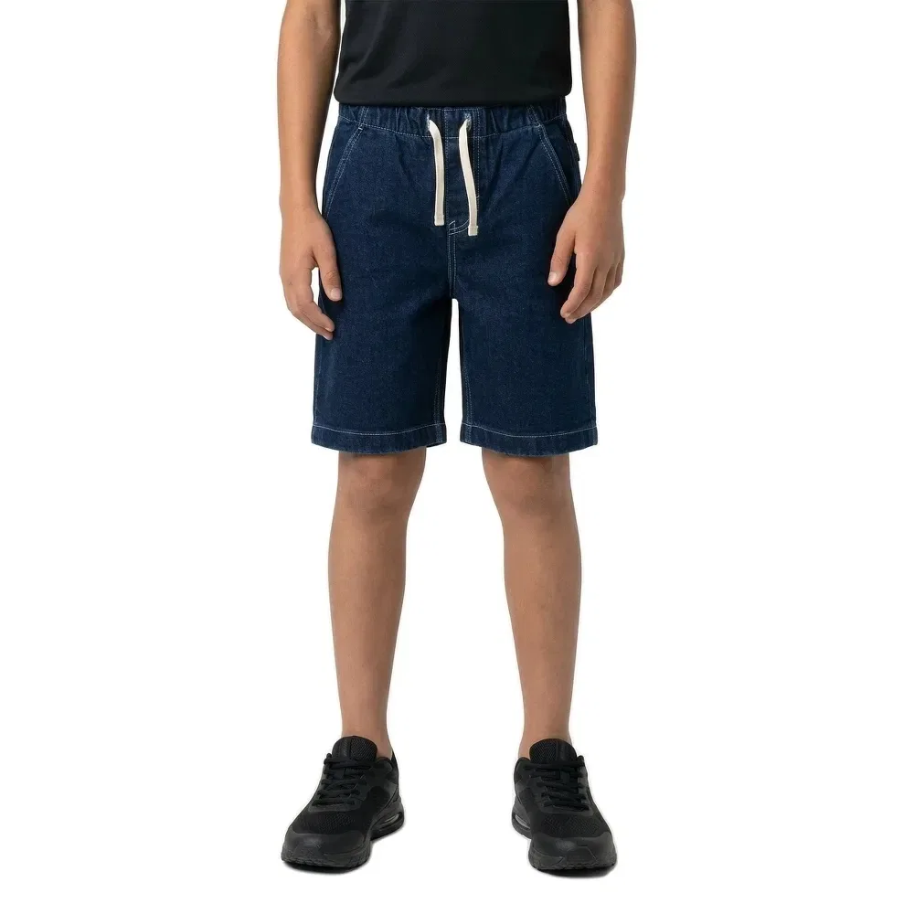Шорты джинсовые The Foam Quiksilver, синий — фото 3