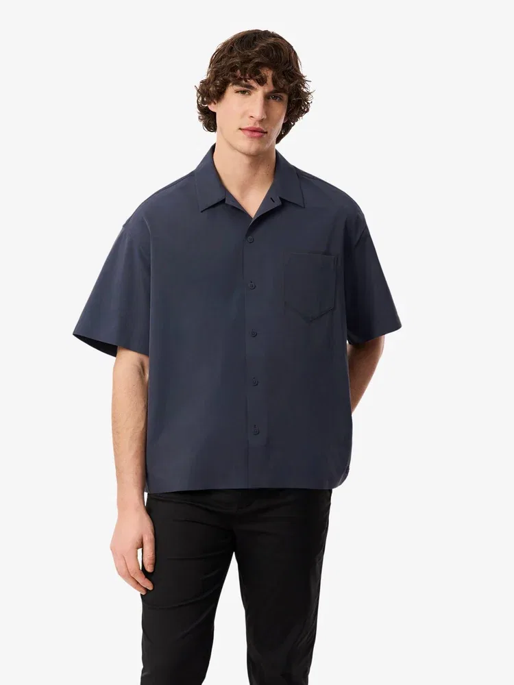 Рубашка с нагрудным карманом LACOSTE, Gray