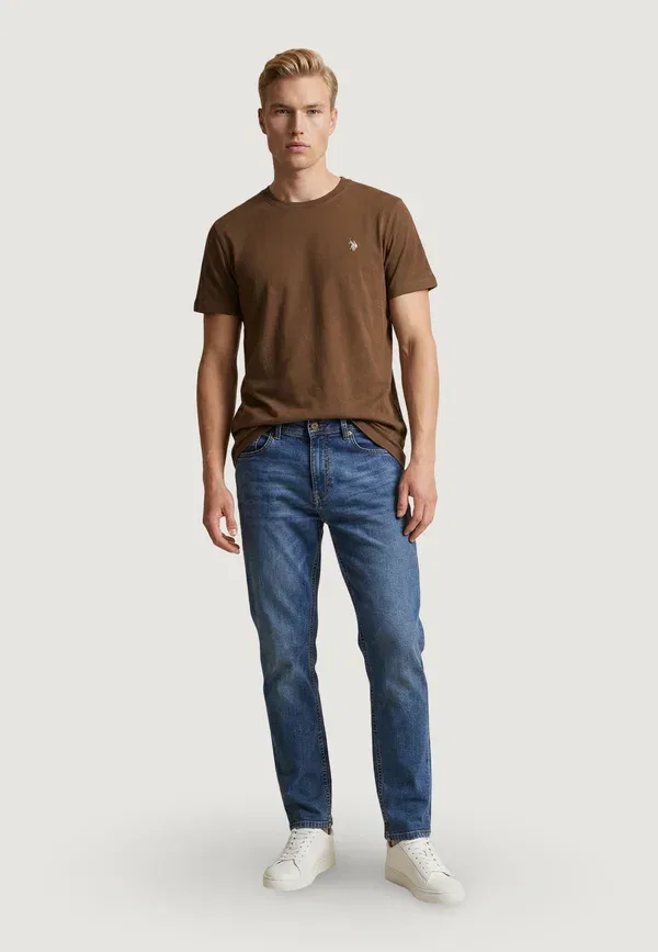 Футболка дышащая Mick-basic U.S. Polo Assn., коричневый — фото 2