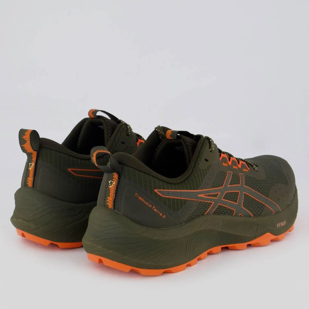 Мужские кроссовки ASICS Trabuco Terra 3, красный/коричневый — фото 3