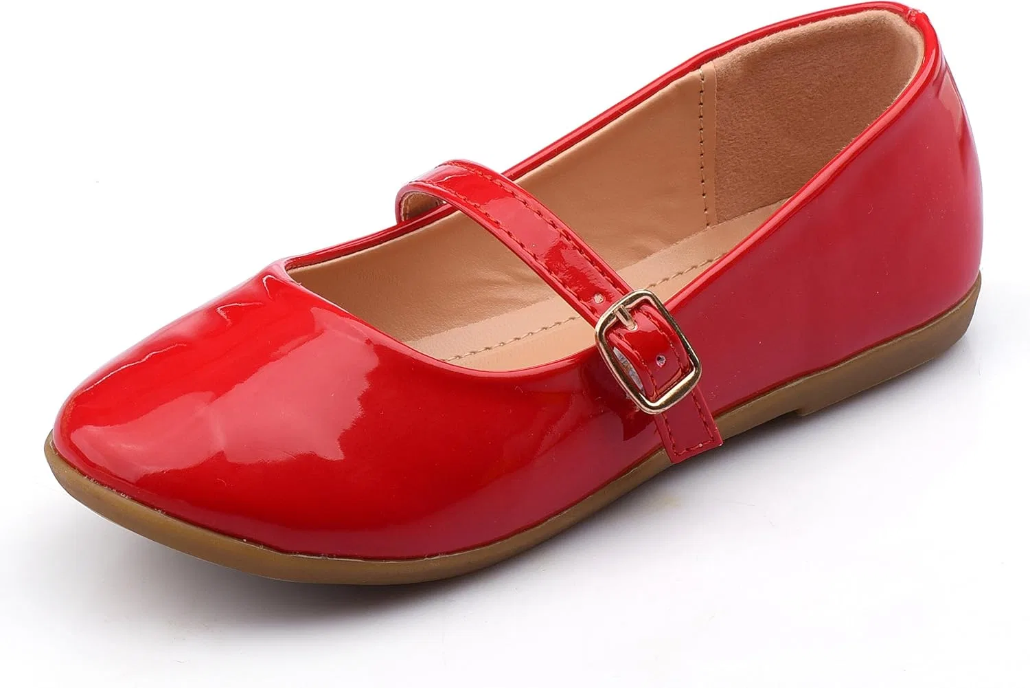 Детские туфли-балетки для девочек с бантом Nova Utopia Nova Footwear, Red