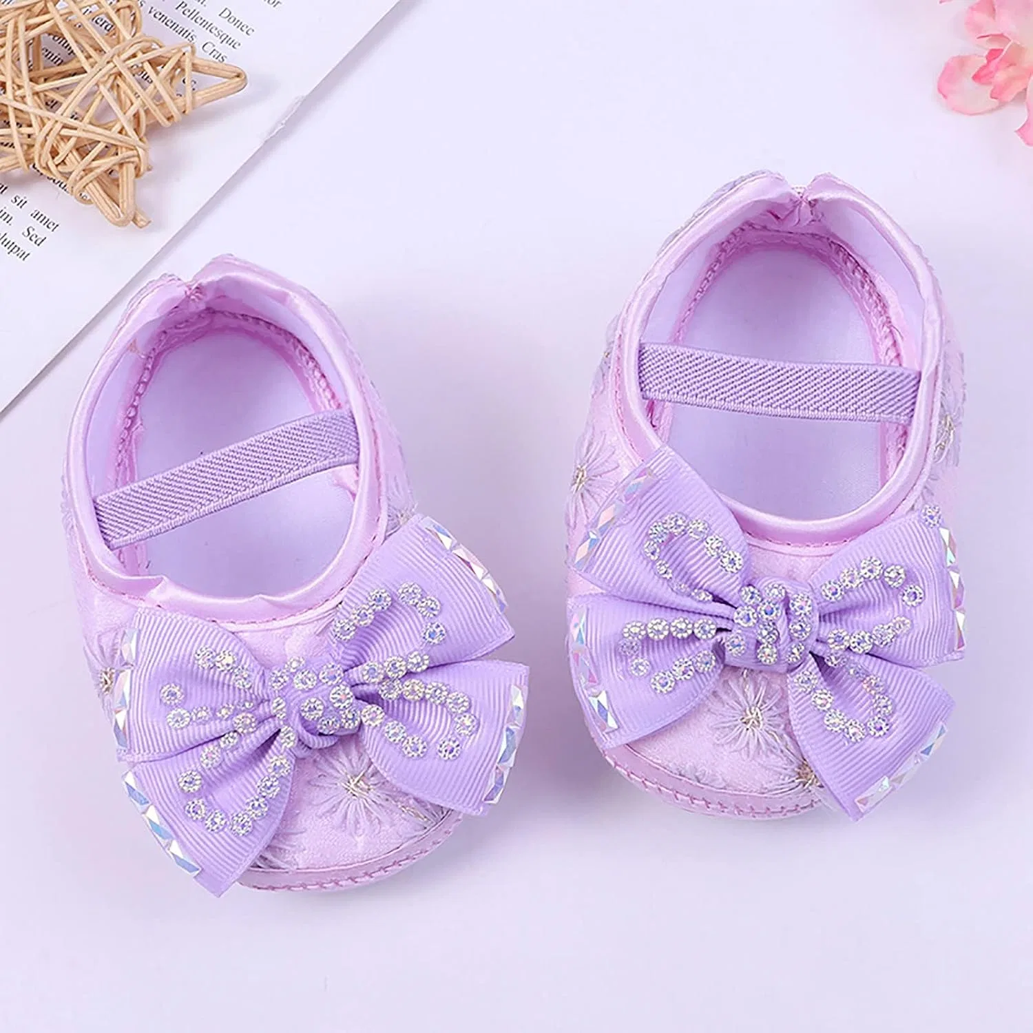 Детские кроссовки для девочек с подсветкой High Tops, Purple — фото 2