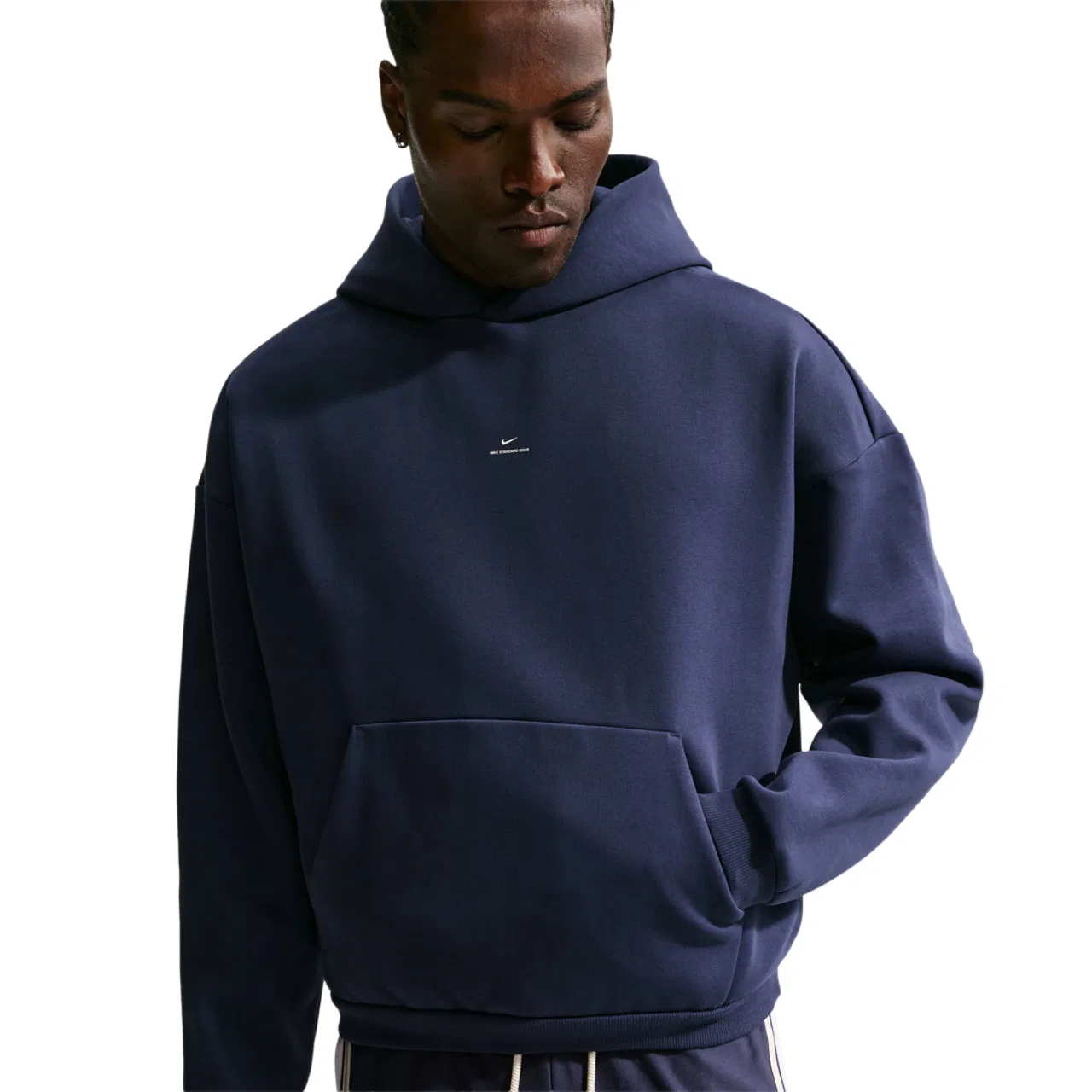 Мужская толстовка TF SI Brsh Pullover Nike, темно-синий/белый