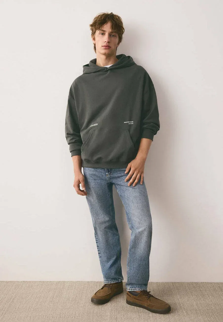 Подростковая толстовка Mango Kids, Dark Green