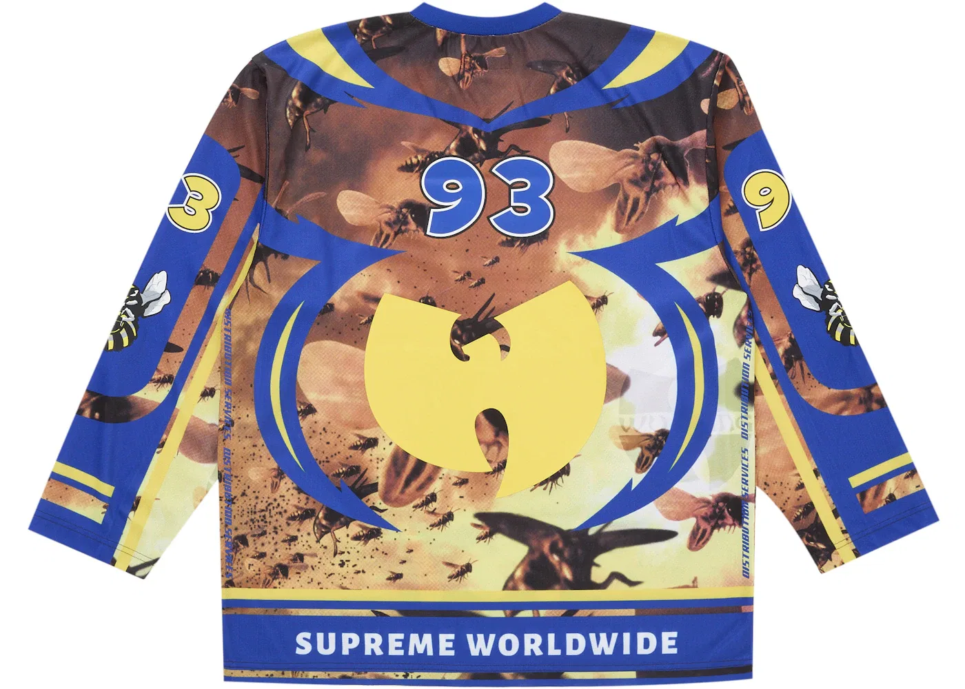 Мужская хоккейная джерси Wu-Tang Clan Supreme, Blue — фото 2
