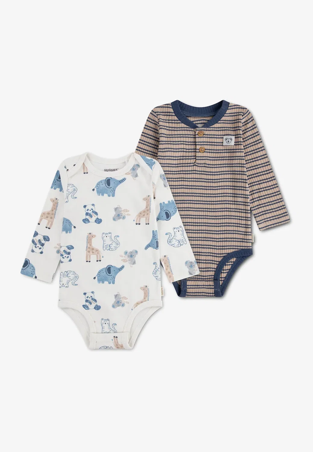 2 упаковки, унисекс - для тела Huggies, Vintage Indigo