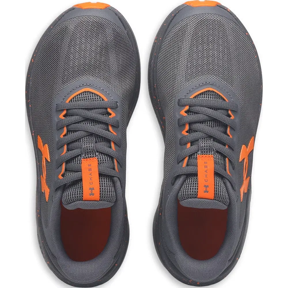 Детские кроссовки Charged+ Chase для бега Under Armour, Grey/Orange — фото 4