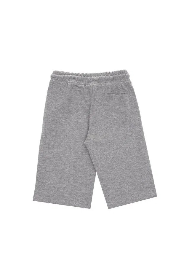 Детские шорты для мальчиков с длинной штаниной U.S. Polo Assn., Gray Melange — фото 2