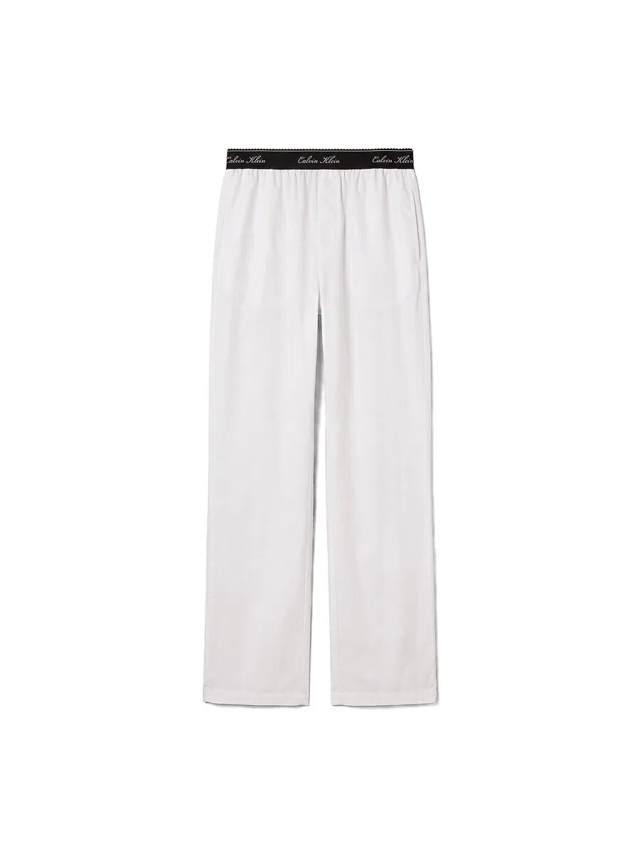 Пижамные штаны Calvin Klein белого цвета