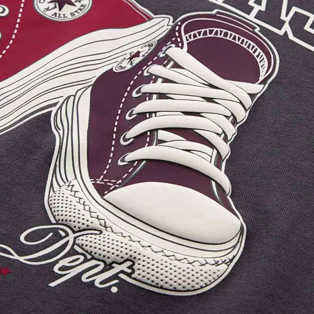 Кроссовки детские Converse Kids, серый — фото 4