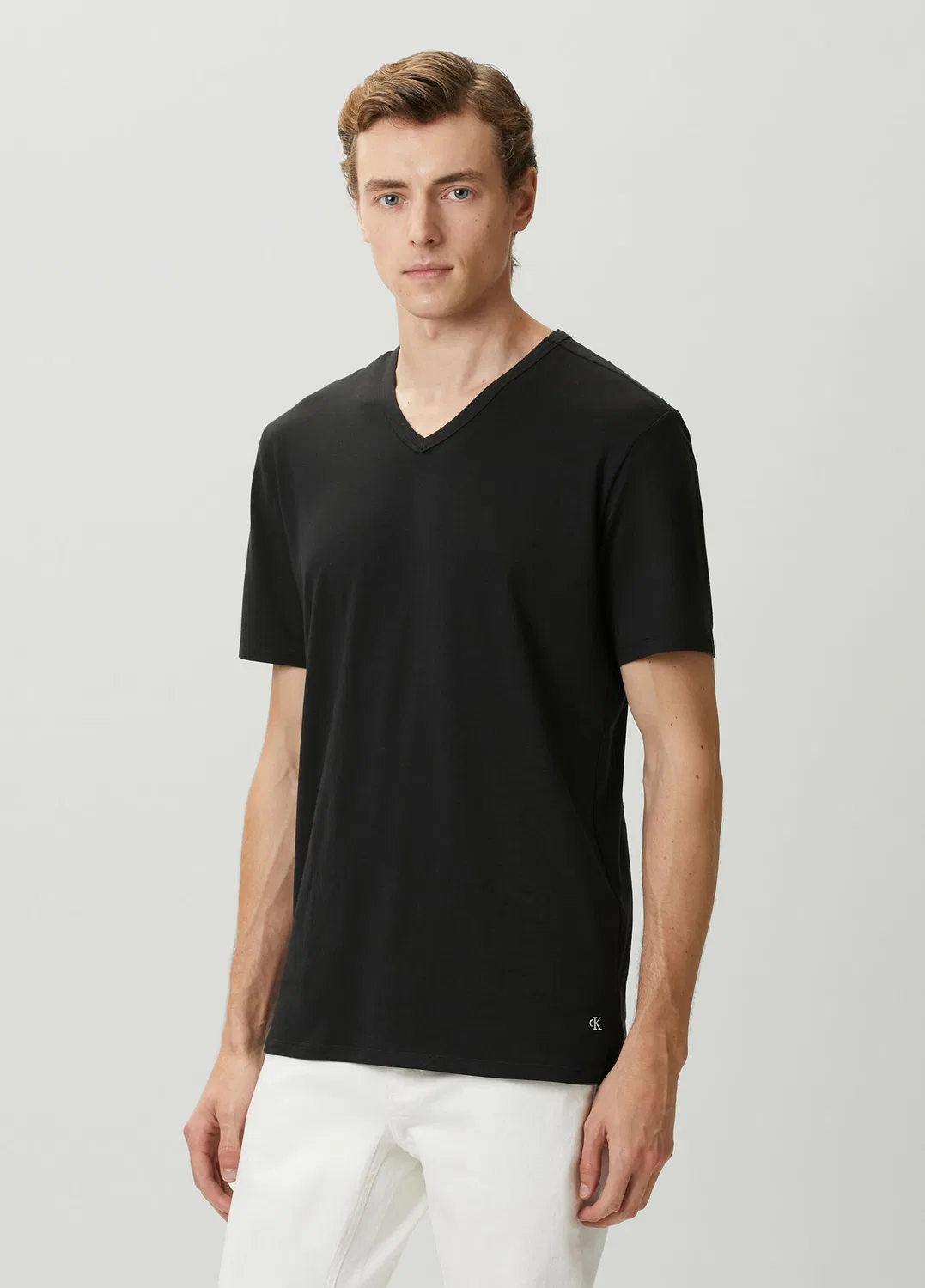Футболка Calvin Klein 3lü Siyah Seti, black
