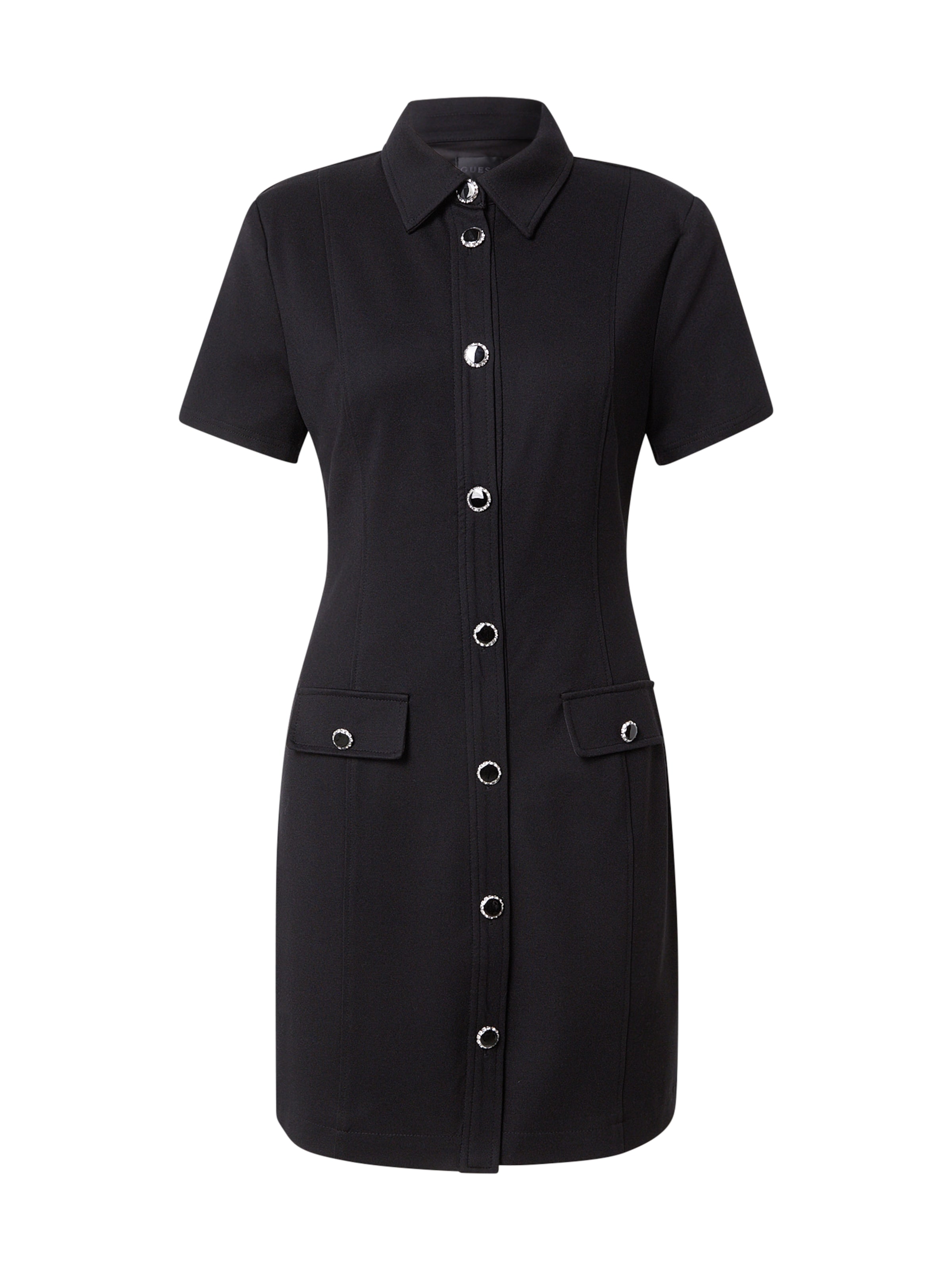 

GUESS Платье-рубашка 'Olga' в черном цвете